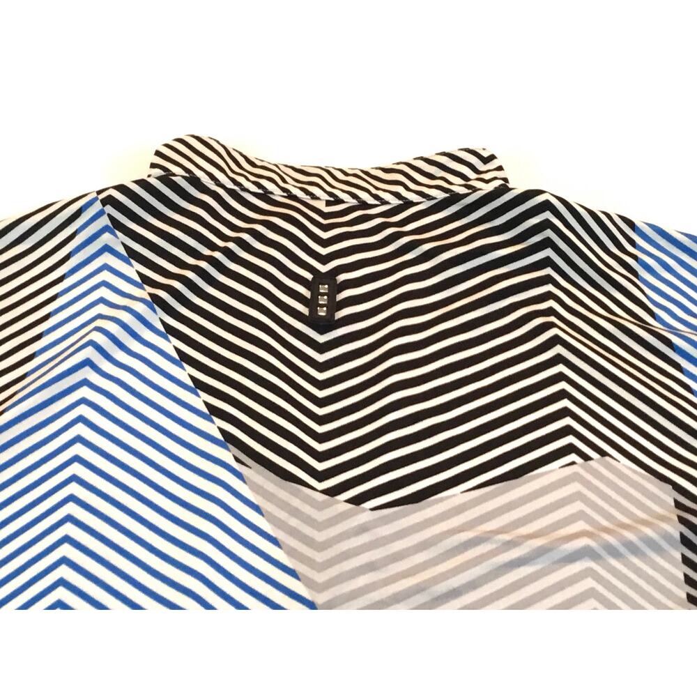Jamie Sadock Top Multi Stripe Quarter-Zip Neck Stylish XXL - Picture 5 of 5